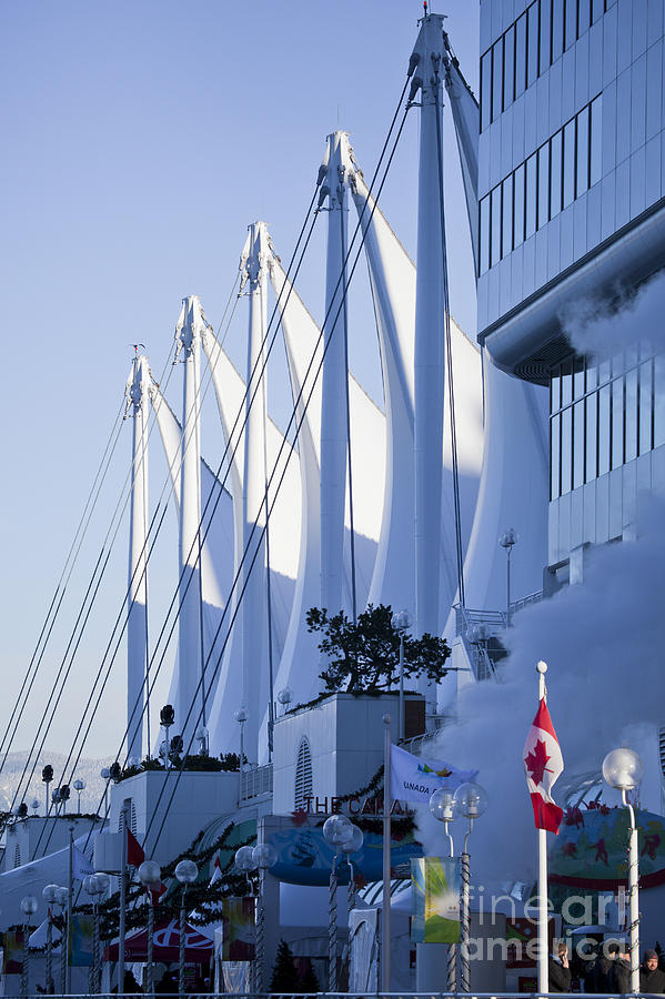 Canada Place Sails Two Photograph by Chris Dutton