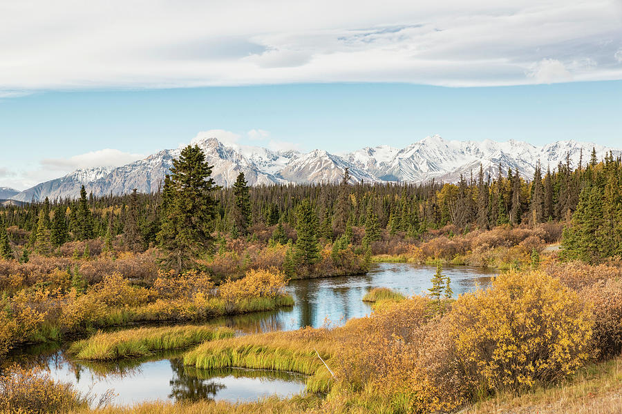 Canada, View Of Jarvis River At Kluane Photograph by Westend61
