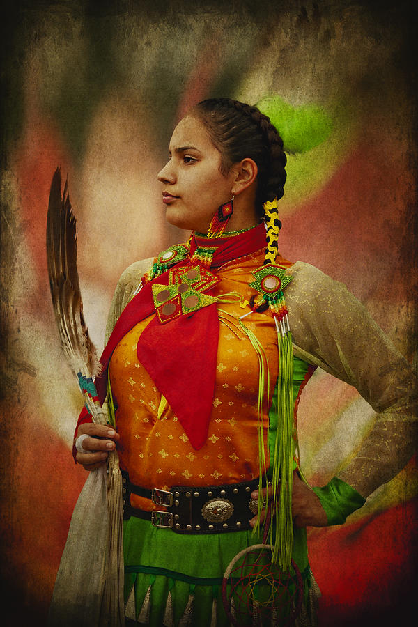 Canadian Aboriginal Woman Photograph by Eduardo Tavares