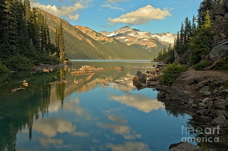Canadian Coastal Mountain Reflections Photograph by Adam Jewell
