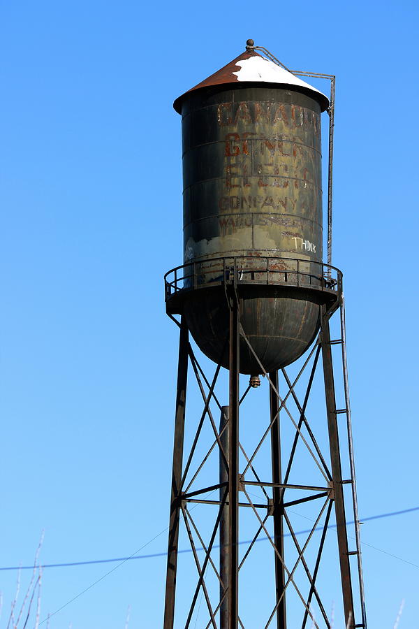 Canadian General Electric Water Tower  Photograph by David Pickett