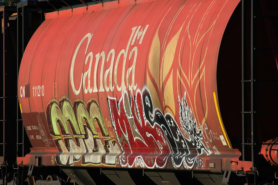Canadian Graffitti Photograph by Brian Sereda