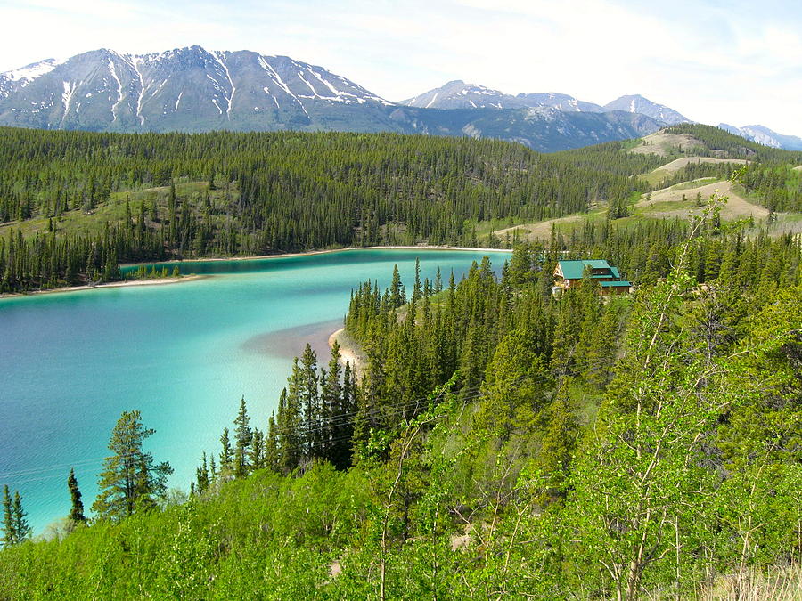 Canadian Highway Lake Photograph by Dan Callahan - Fine Art America