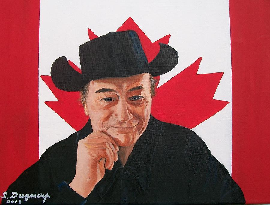 Canadian Icon Stompin Tom Conners Painting
