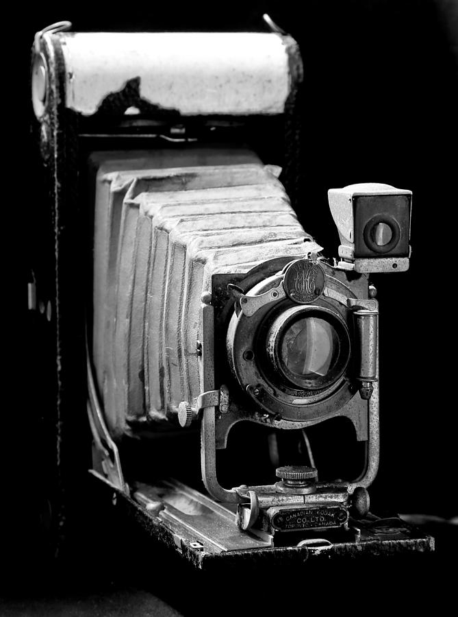 Vintage Photograph - Canadian Kodak Black And White Camera by Athena Mckinzie