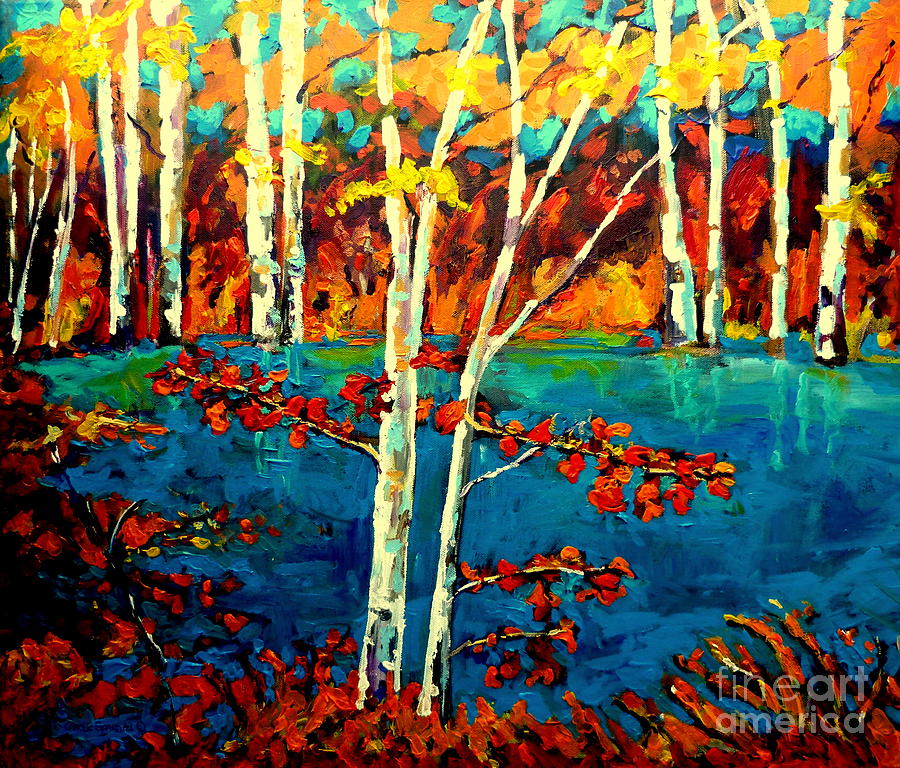 Canadian  Landscape Artist Carole Spandau Painting by Carole Spandau
