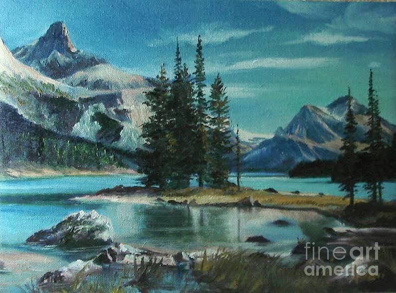 Canadian Landscape  Painting by Sorin Apostolescu