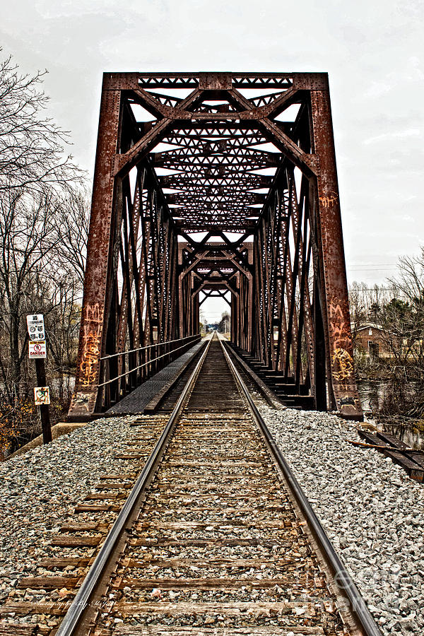 Canadian National Railway Truss Bridge Photograph by Ms Judi
