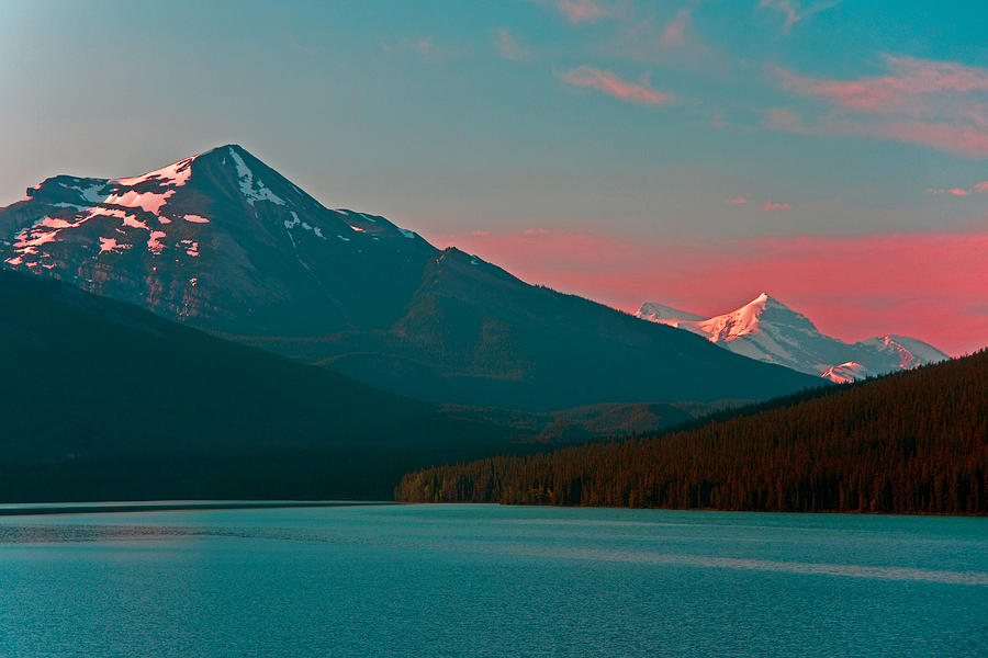 Canadian Rockies dawn Photograph by Dennis Cox