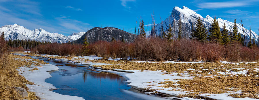 Canadian Rockies in early spring Photograph by Levin Rodriguez