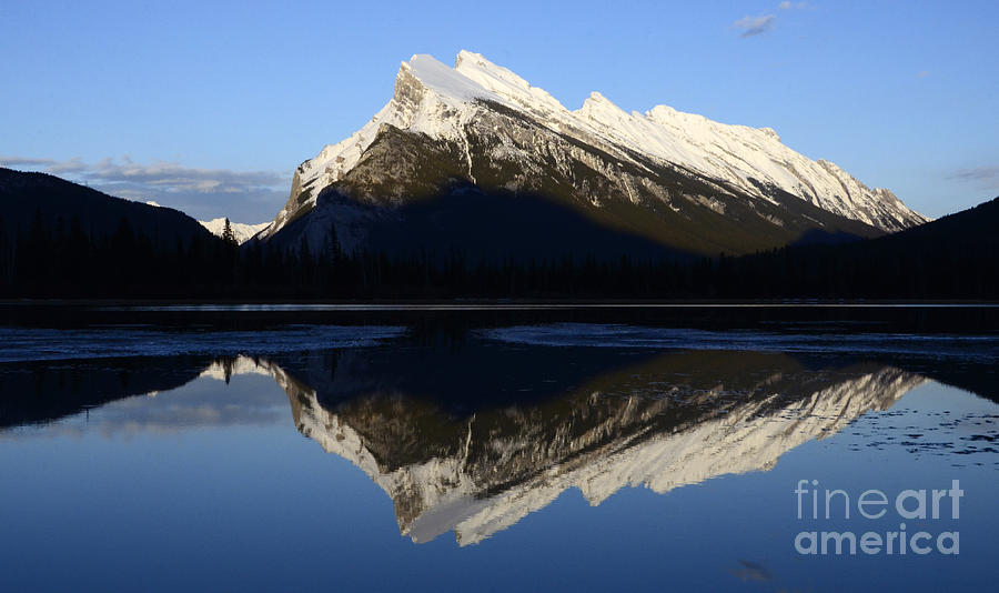 Canadian Rockies Mount Rundle 1 Photograph by Bob Christopher