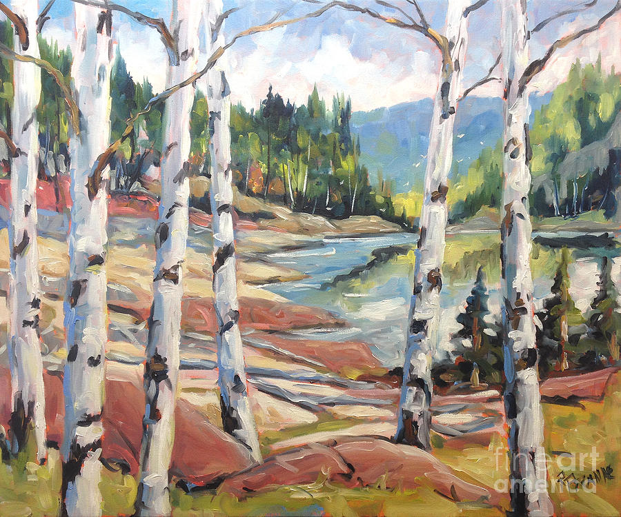 Canadian Shield by Prankearts Painting by Richard T Pranke