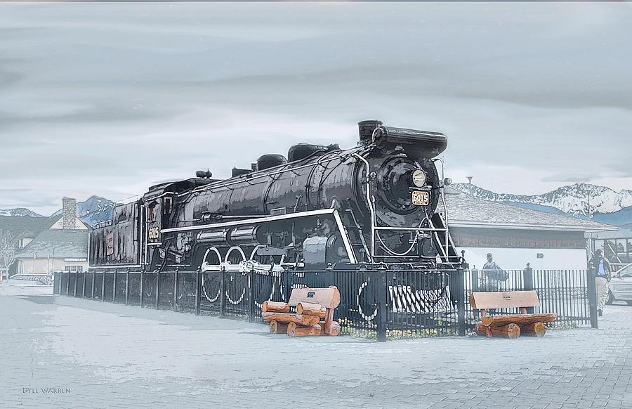 Canadian Steam Locomotive Photograph by Dyle   Warren