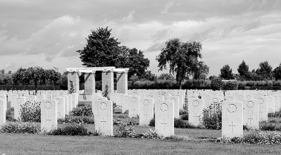 Canadian War Cemetery Photograph by AM FineArtPrints