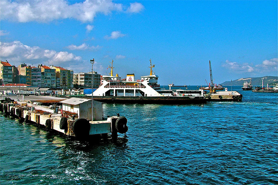 Canakkale Ferry Dock-Turkey Photograph by Ruth Hager
