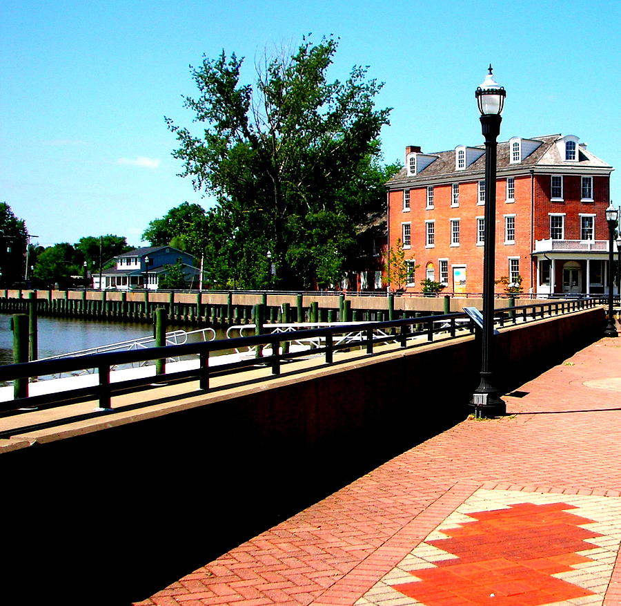 Canal at Fort Delaware State Park Photograph by Pamela Hyde Wilson