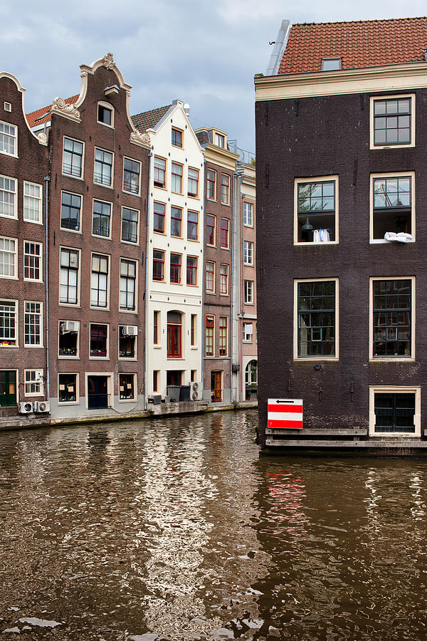 Canal Buildings in Amsterdam Photograph by Artur Bogacki