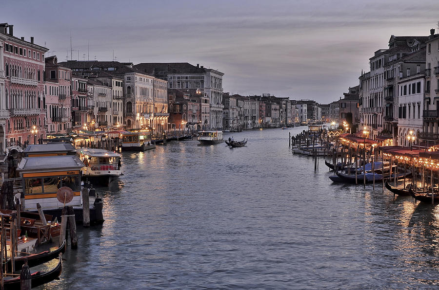 Canal Grande Photograph By Perry Wunderlich - Fine Art America