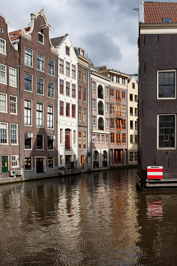 Canal Houses in the City of Amsterdam Photograph by Artur Bogacki