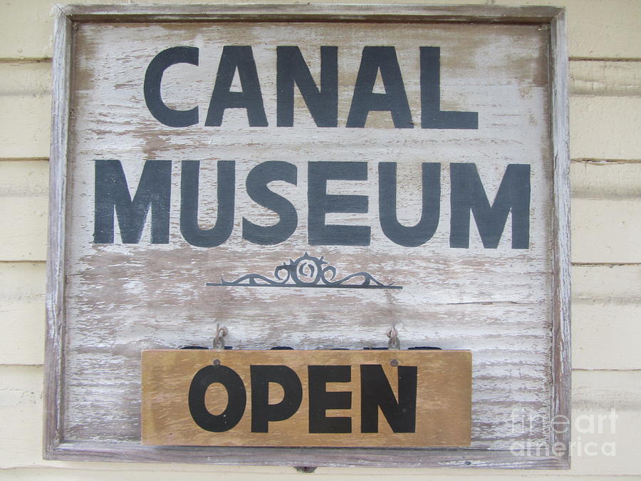Canal Museum Open Photograph by Susan Carella