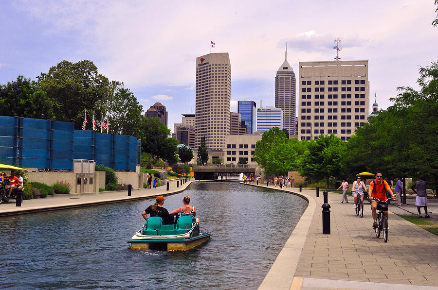 Indianapolis Photograph - Canal of Indianapolis by Rob Banayote