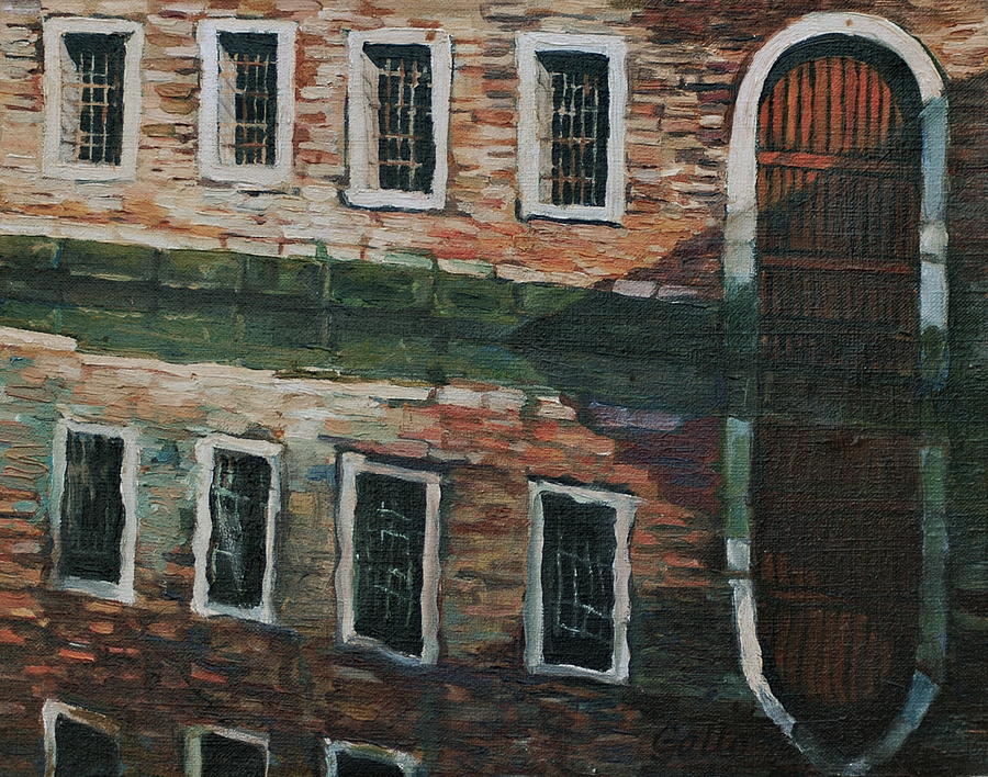 Venice Painting - Canal Reflections by Colleen Gallo
