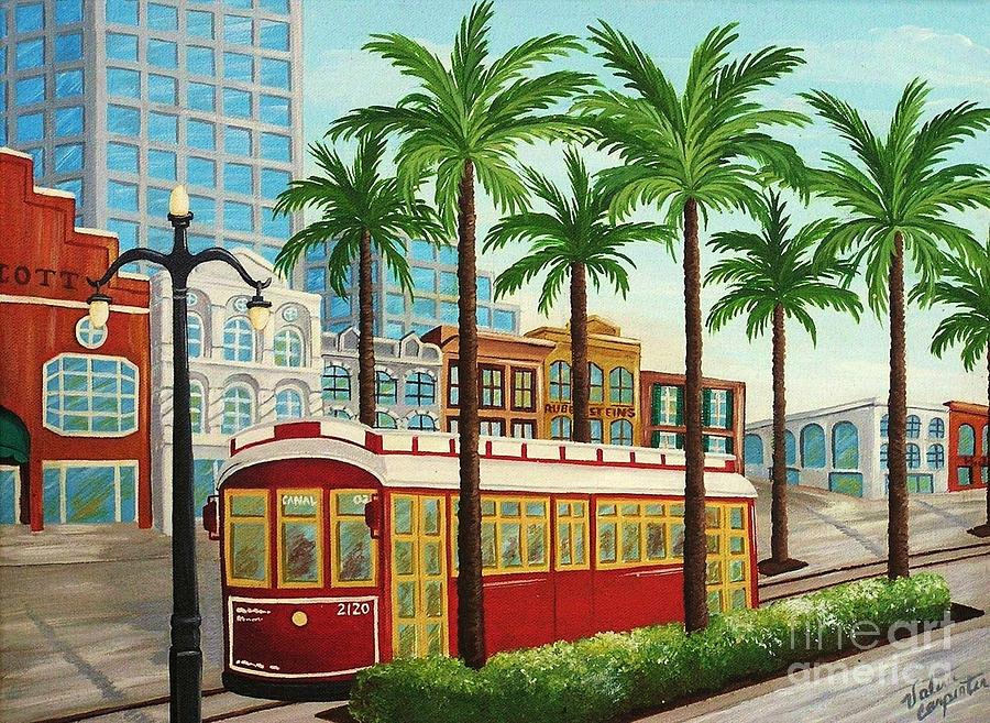 Canal Street Car Line I I Painting by Valerie Carpenter