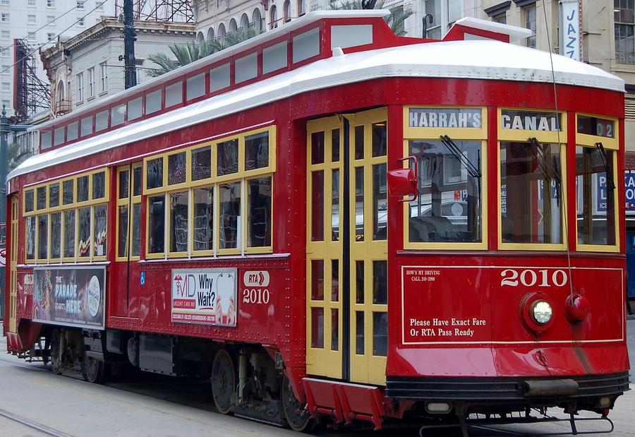 Canal Streetcar NOLA Photograph by Christopher James
