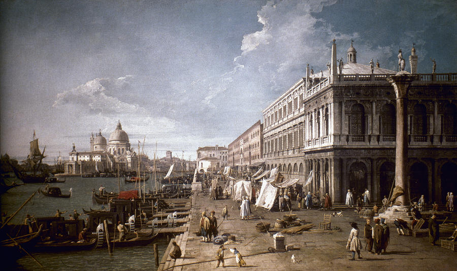 Canaletto Venice Painting by Granger