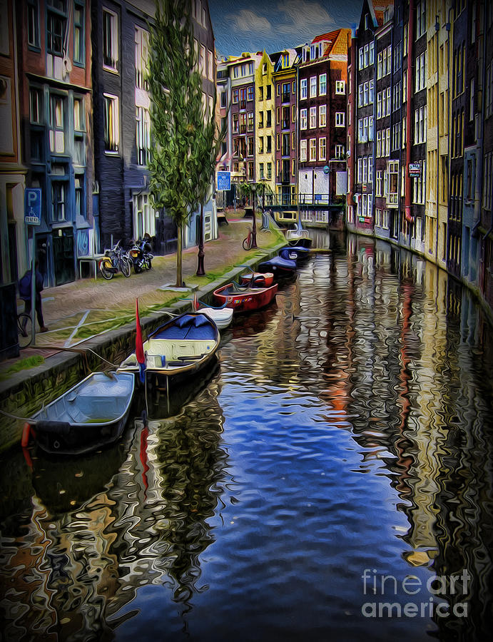 Canals of Amsterdam Photograph by Lee Dos Santos