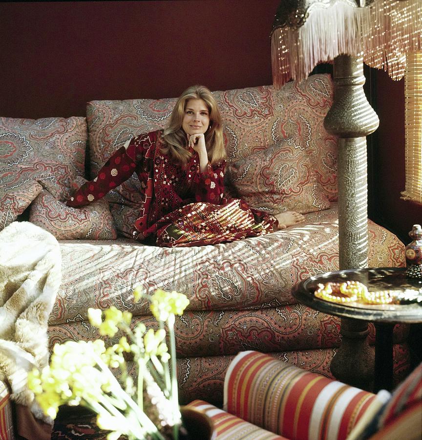 Candace Bergen In Caftan Photograph by Henry Clarke