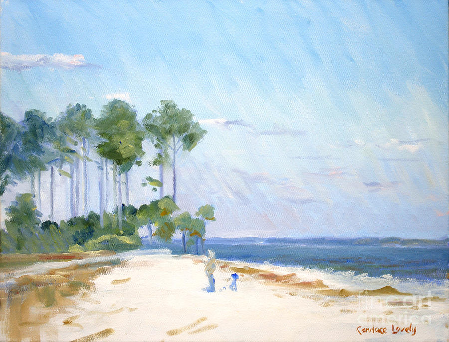 Candaces Beach Painting by Candace Lovely
