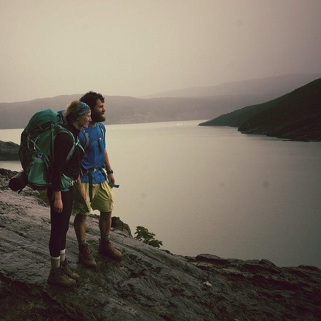 Patagonia Photograph - Candid Shot Of Us Looking Out At The by Seth Yates