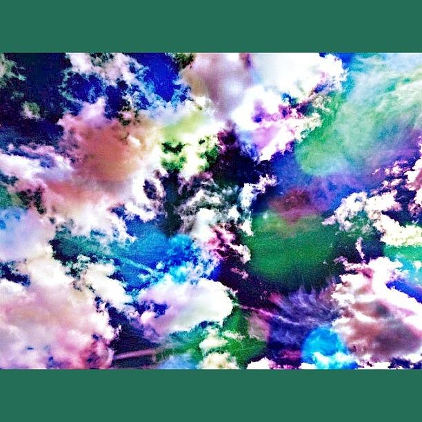 Abstract Photograph - Candied Clouds by Katie Phillips