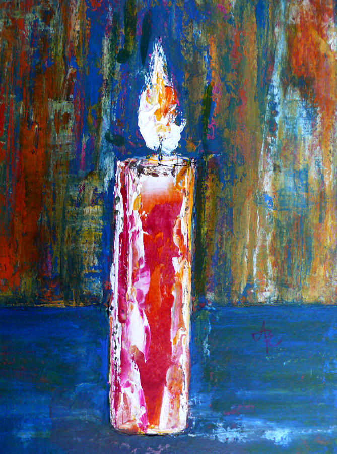 Candle Painting by Anna Ruzsan