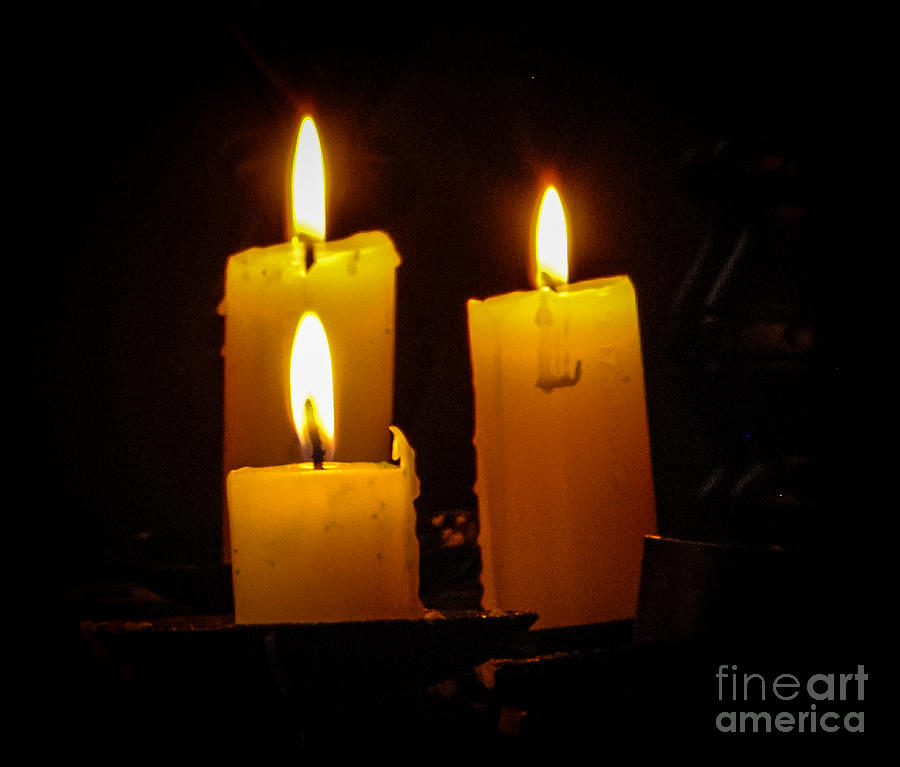Candle Glow Photograph by Grace Grogan