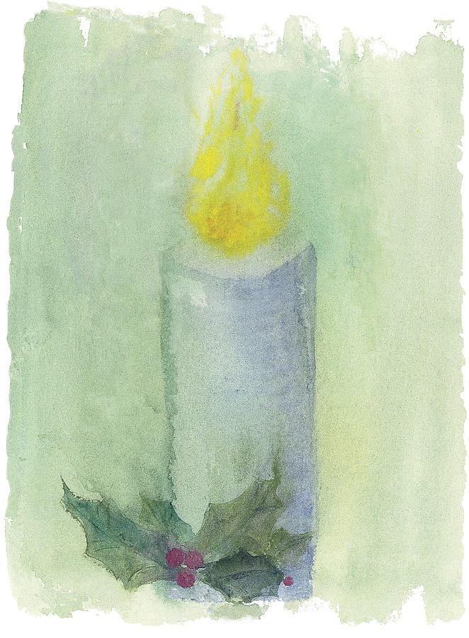 Candle Painting by Judy Dodds