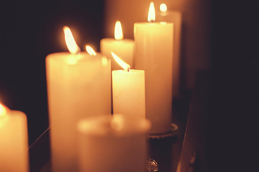 Candle Light Photograph by Lina Aidukaite