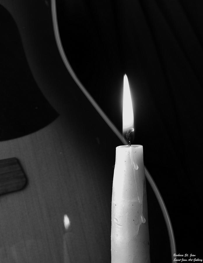 Bass Photograph - Candle Light Serenade by Barbara St Jean