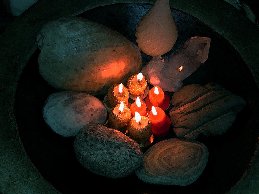Candle Meet Photograph by Colette V Hera Guggenheim