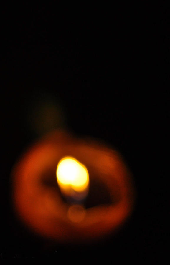 Candle on Christmas Eve Photograph by Ronda Broatch