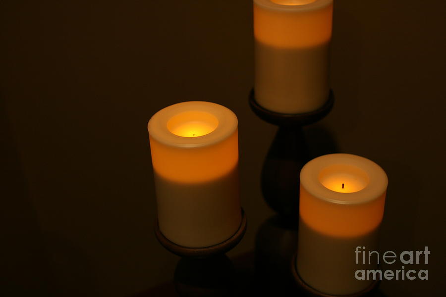 Candle Shine Photograph by Stan Reckard