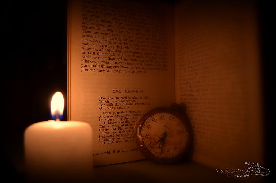 Candlelight Read Photograph by Guy Hoffman