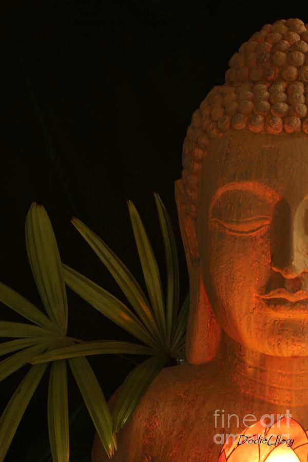 Candlelit Buddha 2 Photograph by Dodie Ulery