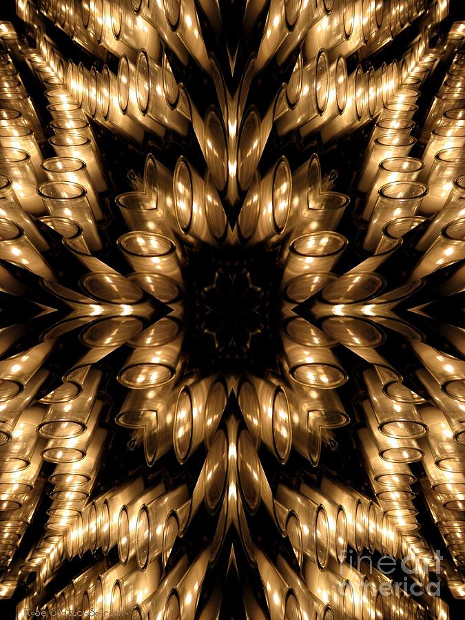 Abstract Photograph - Candles Abstract 5 by Rose Santuci-Sofranko