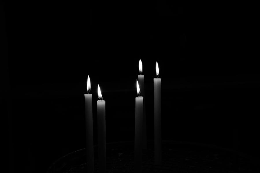 Candles Photograph by Allan Morrison