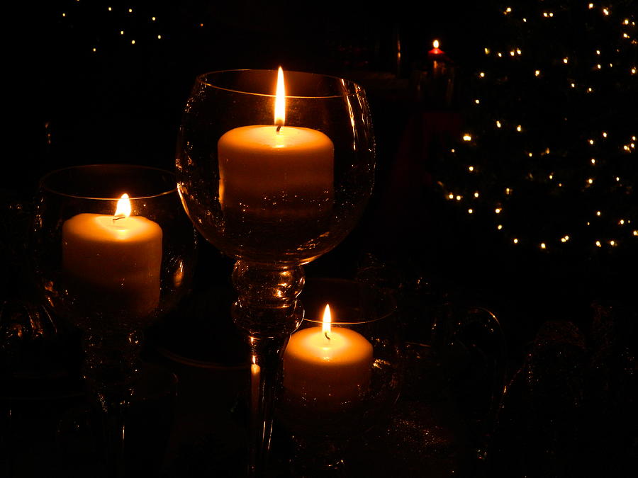 Candles Glowing Photograph by Janice Adomeit