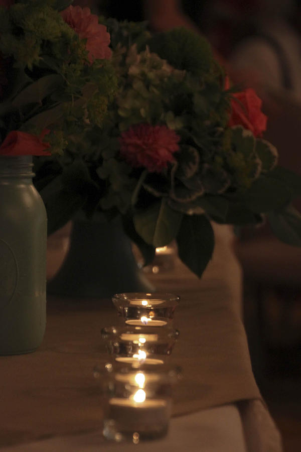 Flower Photograph - Candles In The Dark by Katie Welliver