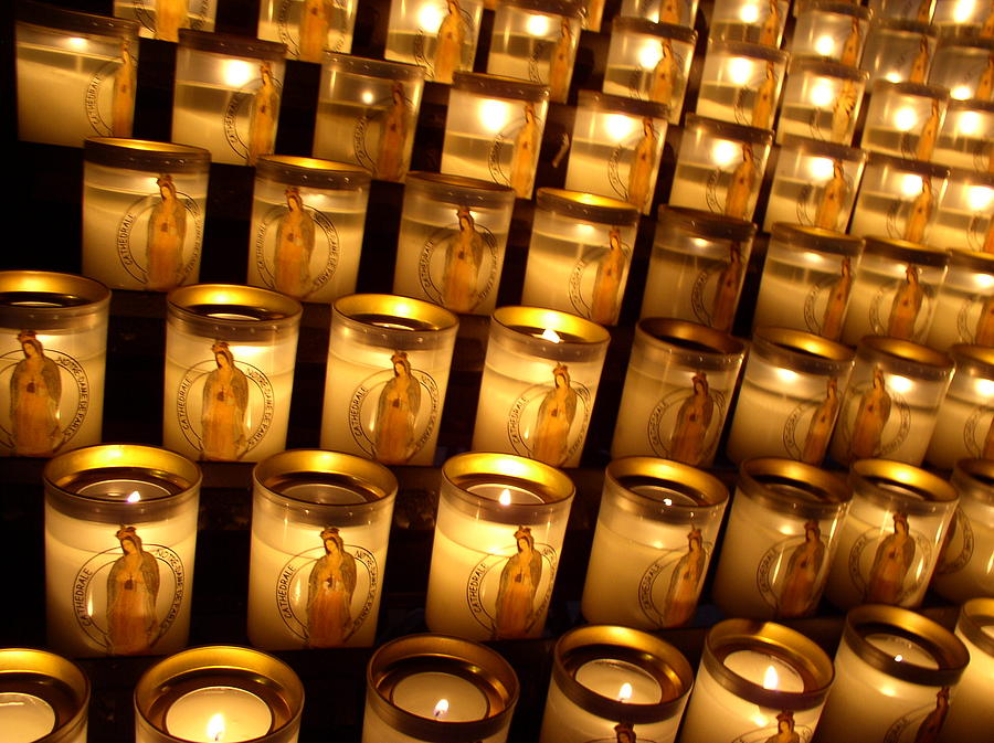 Candles of Cathedrale Notre Dame de Paris Photograph by Cleaster Cotton