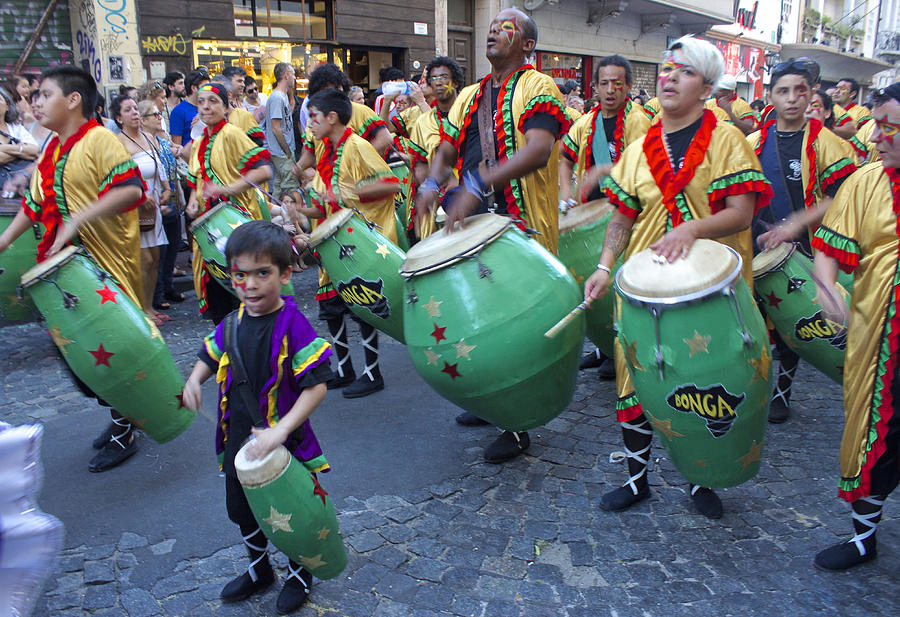 Candombe in San Telmo Photograph by Venetia Featherstone-Witty